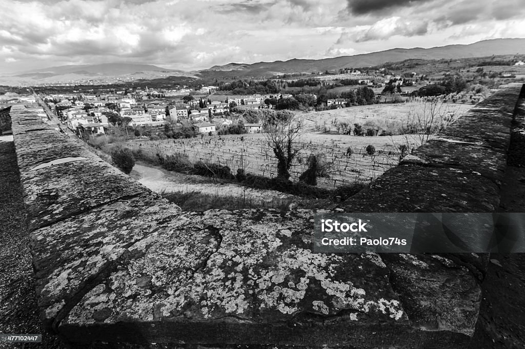 medioeval vila italiana da Toscana - Foto de stock de Agricultura royalty-free