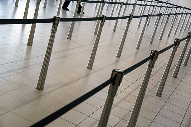 istock Barriers at Airport 477106682
