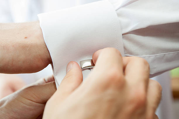 istock cufflinks shirt from suit 477109525