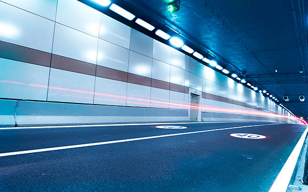 istock Abstract car in the tunnel trajectory 477110132