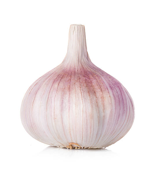 garlic isolated garlic isolated acrid taste stock pictures, royalty-free photos & images