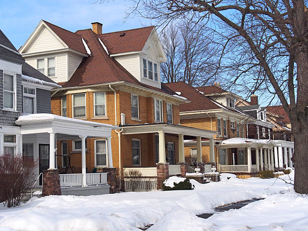 istock houses in winter 477113993