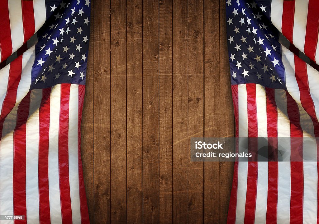 Bandeira norte-americana - Foto de stock de As Américas royalty-free