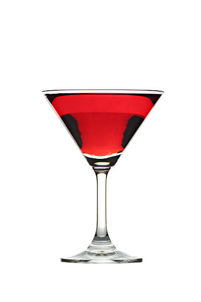 istock Red water in Glass isolated. 477121057