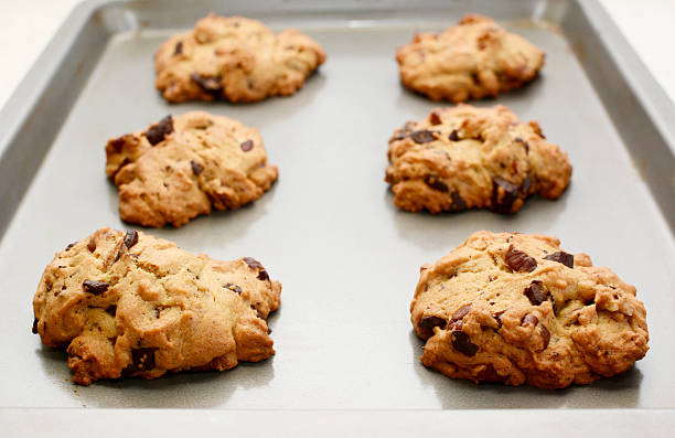 istock Six cookies fresh from the oven 477121311