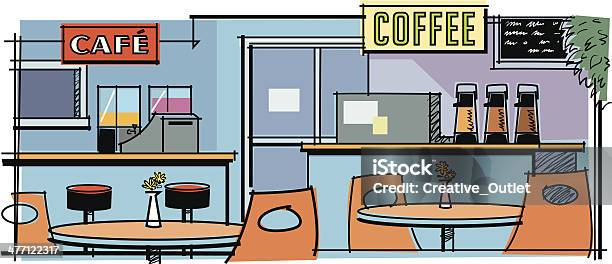 コーヒーショップc - イラストレーションのベクターアート素材や画像を多数ご用意 - イラストレーション, カットアウト, カフェ