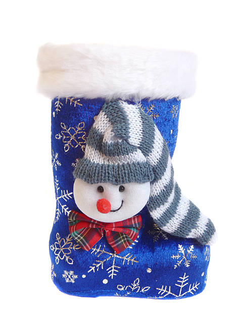istock Christmas sock isolated on a white background 477122533