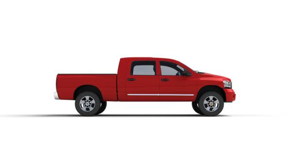 istock red pick up truck 477125314