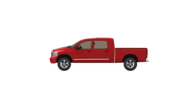 istock red pick up truck 477125322