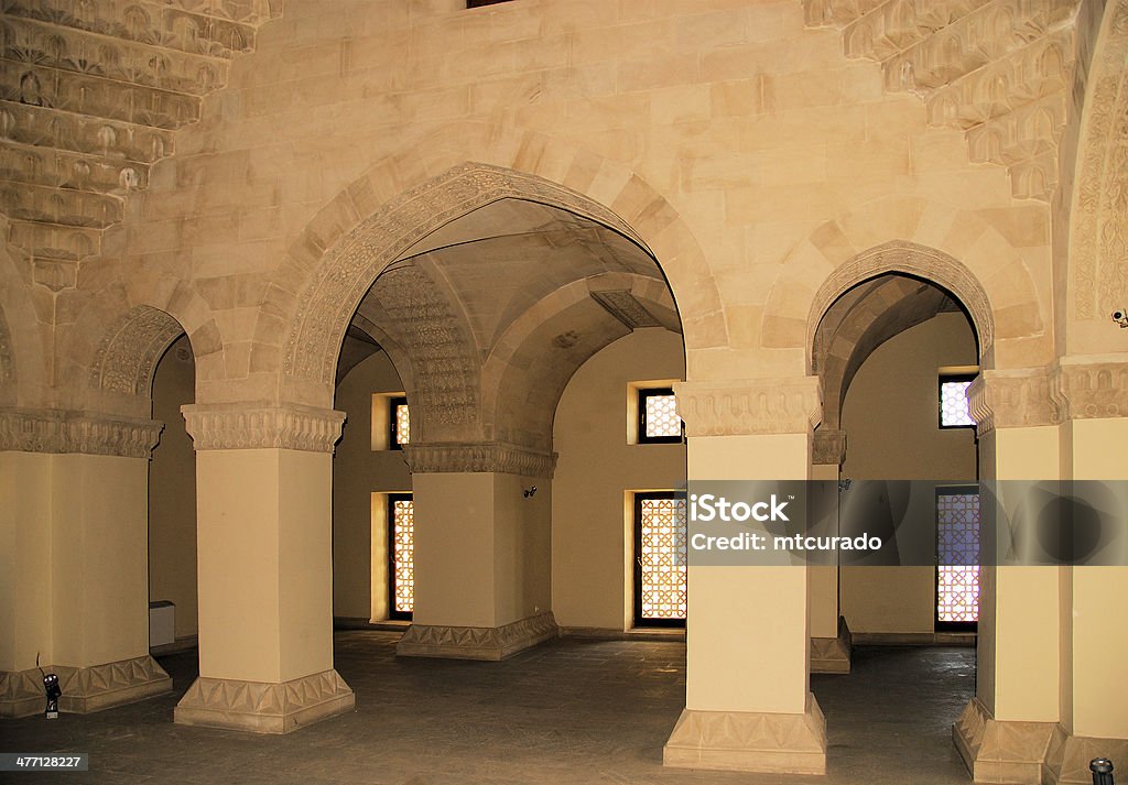 Baku, Azerbaijan: Shirvan Shah's complex Baku, Azerbaijan: Shirvan Shah's complex - arches and muqarnas - UNESCO world heritage site - photo by M.Torres Ancient Stock Photo