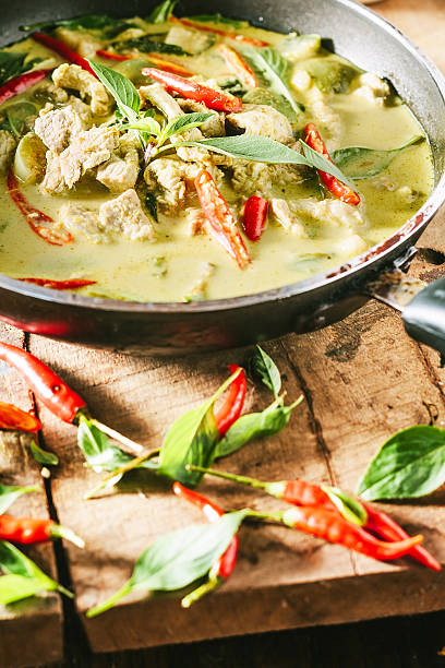 istock Green pork Curry , Thai cuisine 477129084