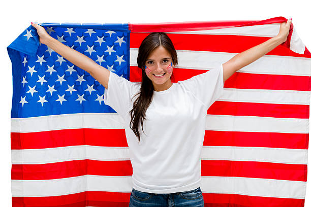 istock Happy American woman 477130181