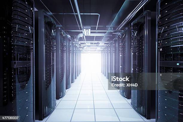 Network Servers Racks Stock Photo - Download Image Now - Cabinet, Network Server, Agricultural Machinery