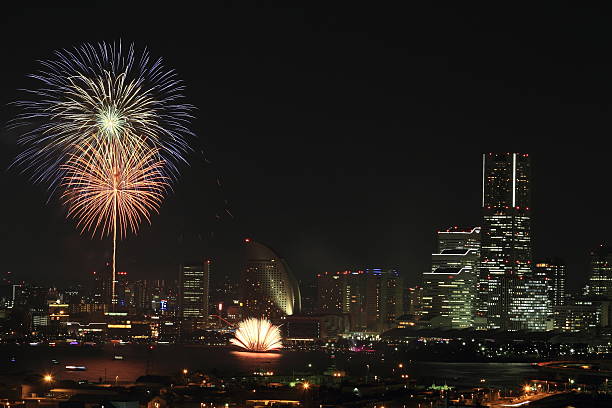 istock Fireworks at Yokohama 477130454