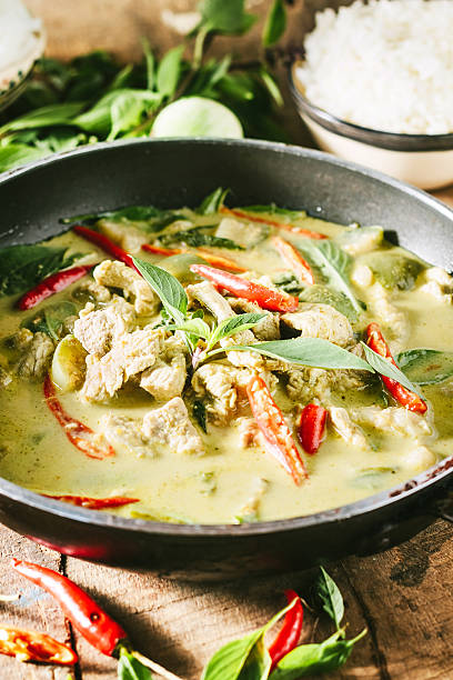 istock Green pork Curry , Thai cuisine 477130924