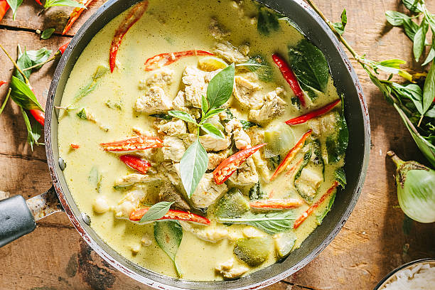 istock Green pork Curry , Thai cuisine 477131044