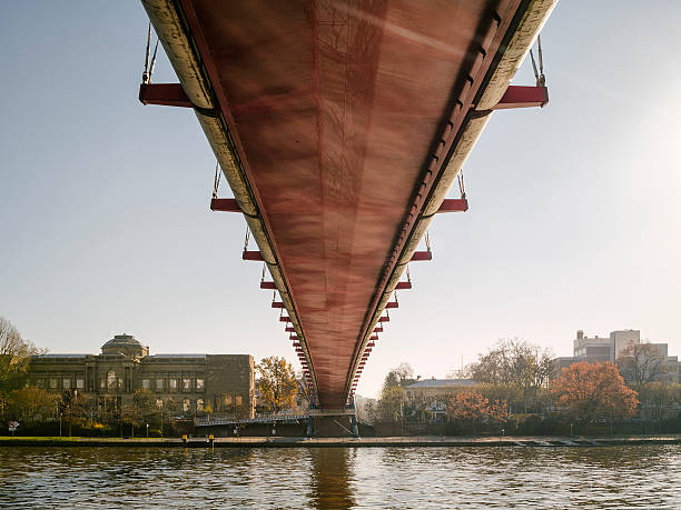 istock Holbeinsteg across the Main in Frankfurt 477133553