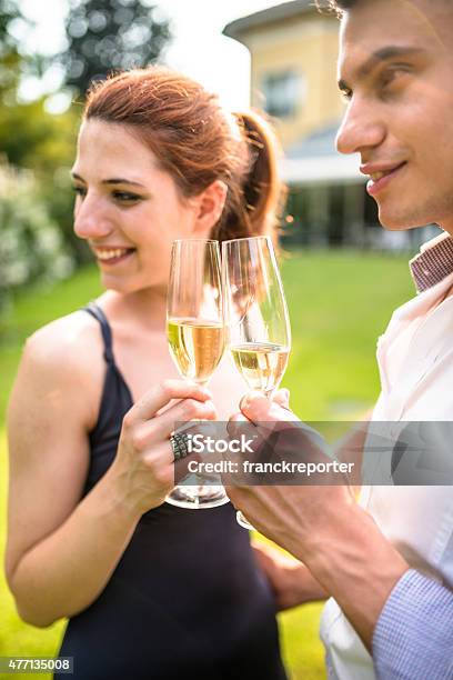 Just Married And Then The Party Stock Photo - Download Image Now - 20-29 Years, 2015, Adult