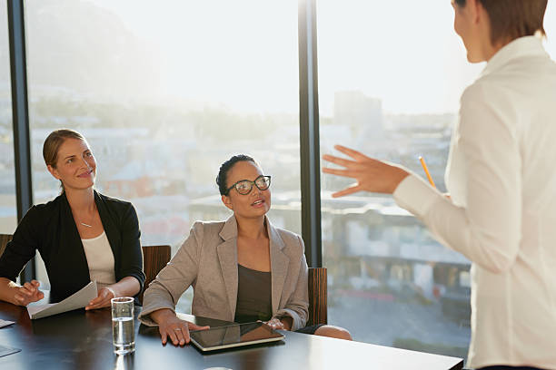 istock Sharing her vision for the business 477135490