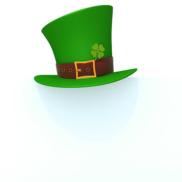 istock St. Patrick's day green hat of a leprechaun panel 477136490