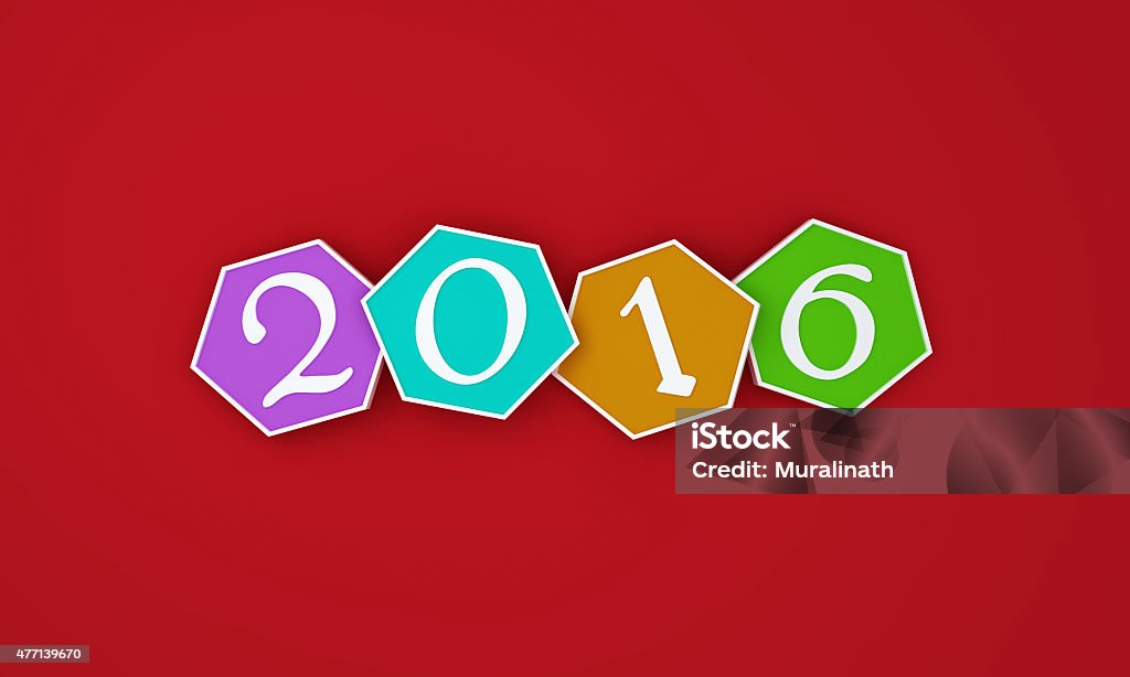 New Year 2016 2015 Stock Photo