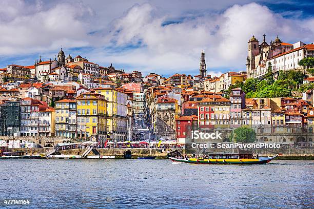 Port Portugal Skyline Stock Photo - Download Image Now - 2015, Alley, Architecture