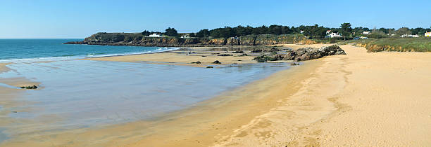 istock Panorama of sandy beach in Yeu Island 477144444