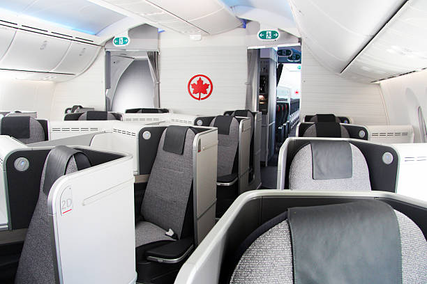 Air Canada Business Class stock photo