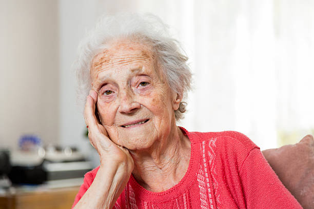 istock Senior woman portrait 477148702