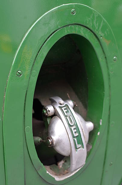 istock Vintage commercial vehicle fuel cap. 477150034