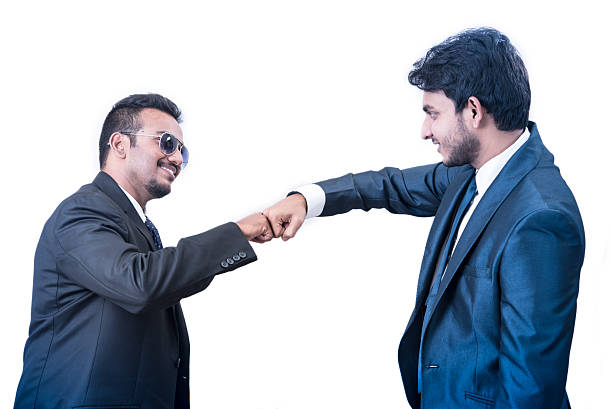 istock Happy young two indian businessman 477150894