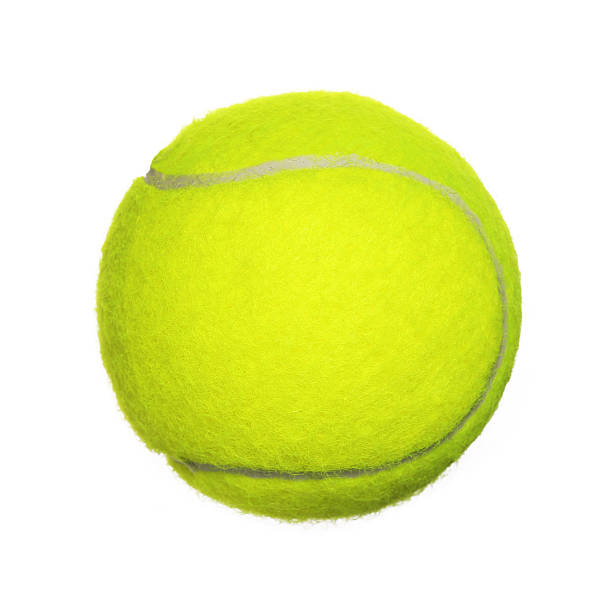 istock Tennis Ball isolated on white. Closeup 477151737