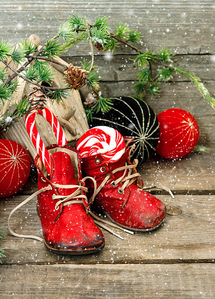 istock christmas stocking. festive nostalgic decoration 477153341