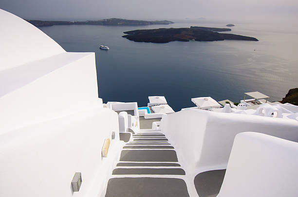 istock Stairway in Santorini 477153672
