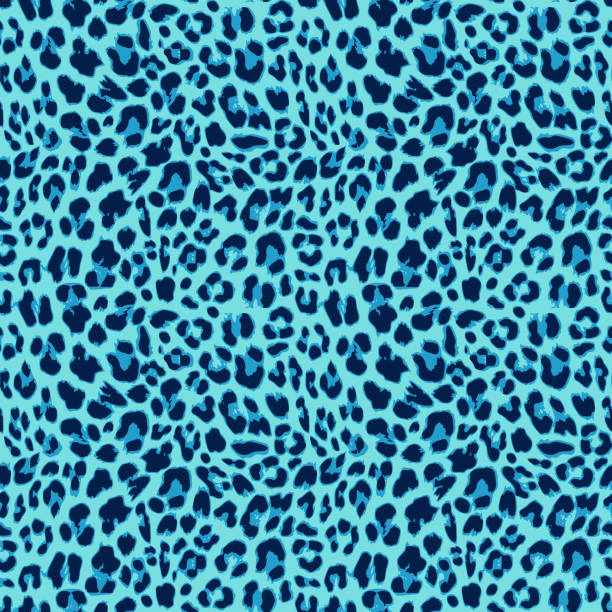 Leopard seamless pattern design, vector background Leopard seamless pattern design, vector illustration background animal pattern stock illustrations