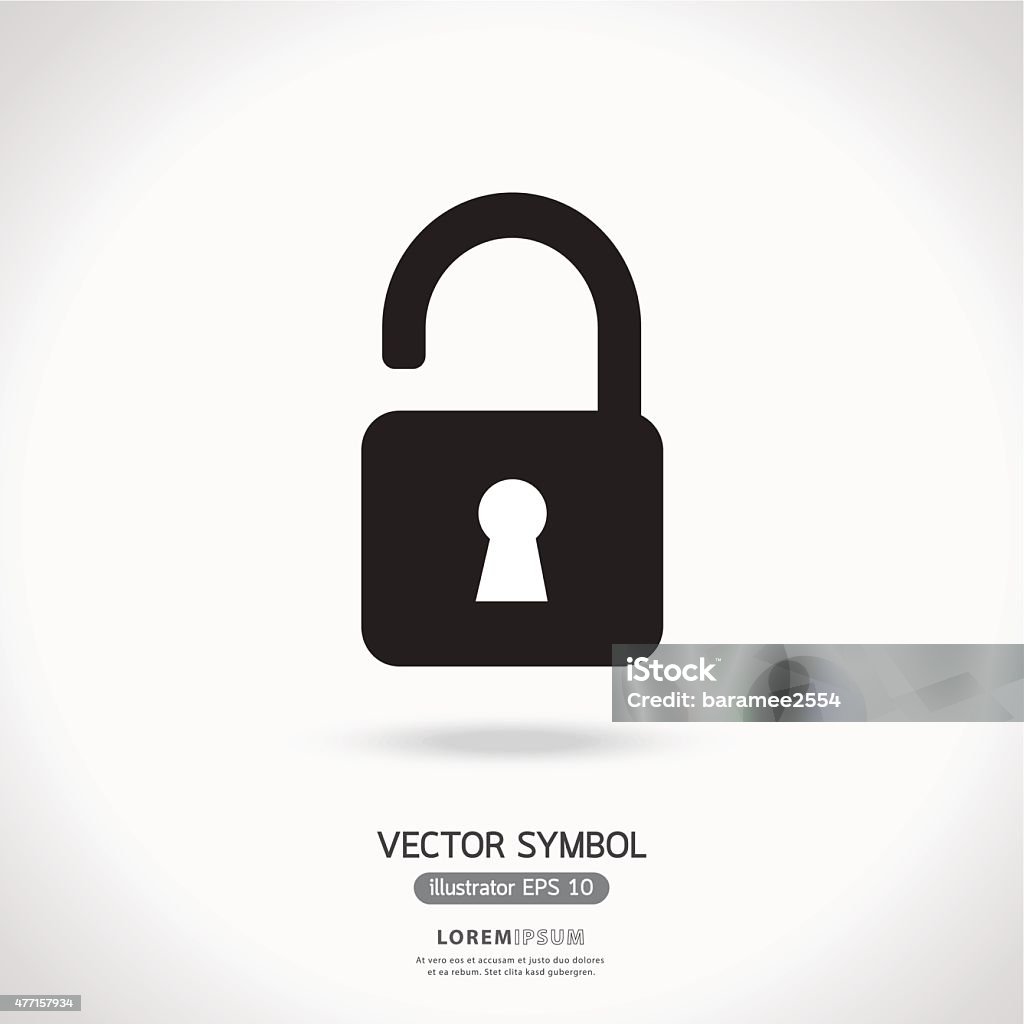 Lock Key Symbol Stock Illustration - Download Image Now - 2015 ...