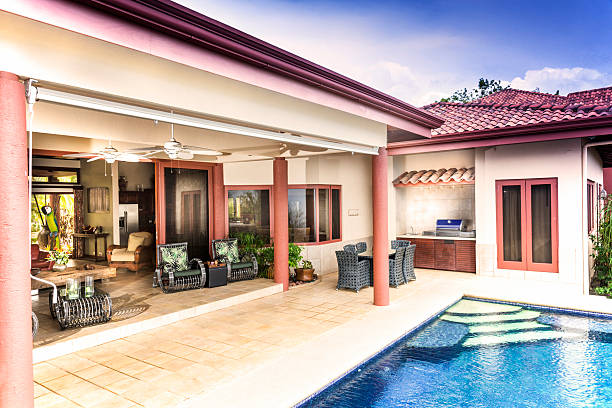 istock Luxury villa in the tropics 477158742