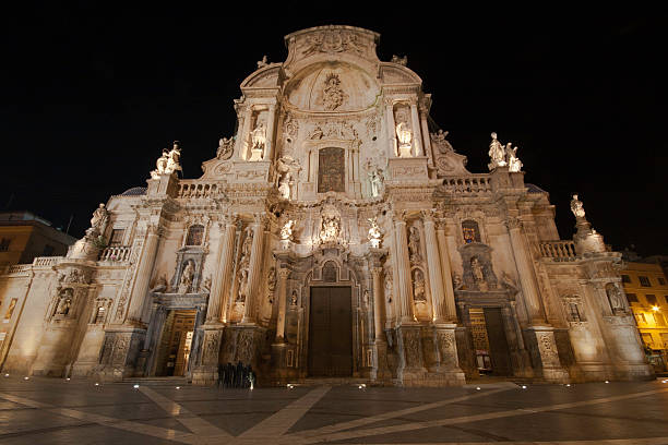 la chiesa di saint mary a murcia - murcia foto e immagini stock