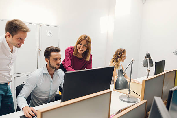 istock Young Business People Cooperate In Office. 477159950