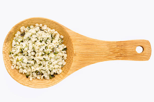 istock hemp seed hearts on wooden spoon 477163106