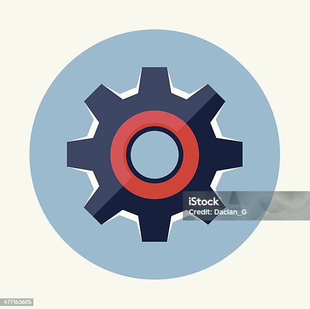Cog Settings Icon Stock Illustration - Download Image Now - Business, Choice, Circle