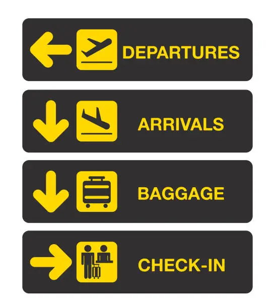 Vector illustration of airport terminal