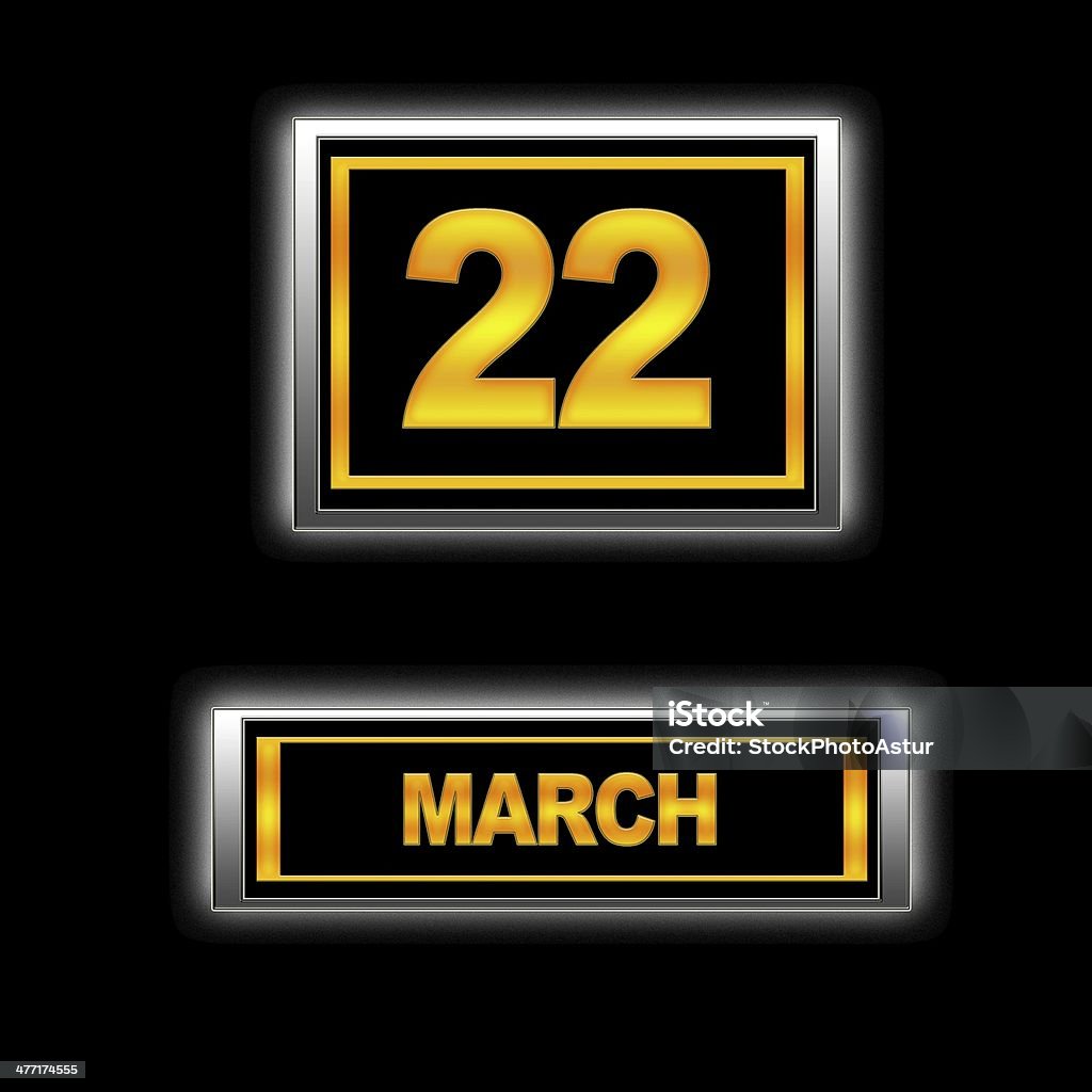 March 22 Stock Photo Download Image Now Calendar Calendar Date