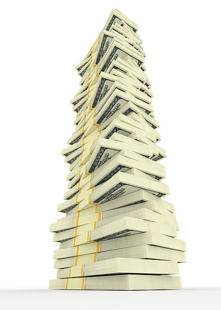 istock Big money stack from dollars usa. Finance concepts 477181952