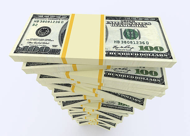 istock Big money stack from dollars usa. Finance concepts 477184274