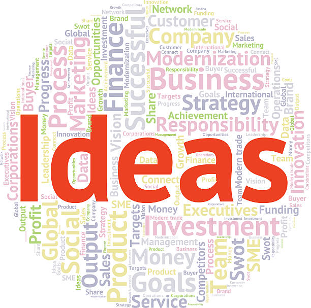 istock Business & finance related word cloud background in circle shape 477184684
