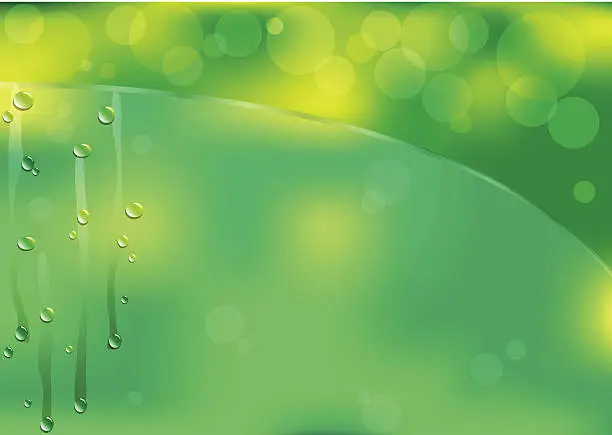 Vector illustration of green background