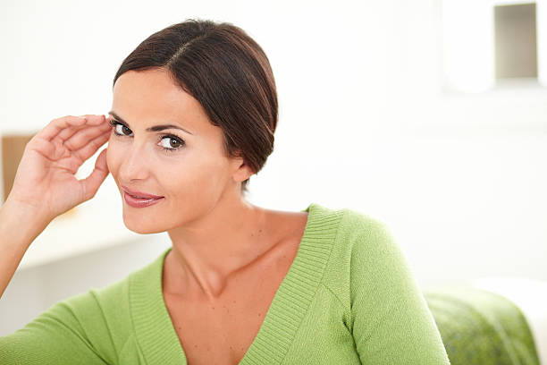 istock Beautiful caucasian woman looking at camera 477190876