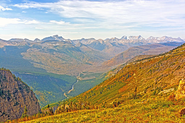 istock Looking Across a Mountain Valley on a Fall Day 477190970