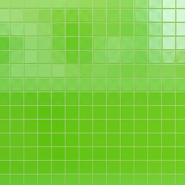 istock Green mosaic tiles 477191030